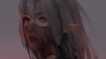 【哲风壁纸】二次元 御姐 蒙面