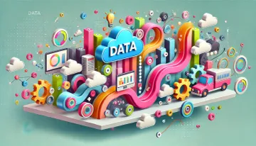 DALL·E 2024 07 25 17.02.53 A 3D style banner image featuring the themes of data, cloud computing, an