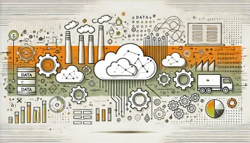 DALL·E 2024 07 25 17.07.41 A 2D style banner image featuring the themes of data, cloud computing, an