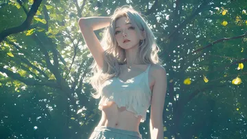 【哲风壁纸】少女 阳光