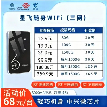 星飞随身WiFi（三网）