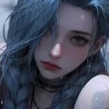【哲风壁纸】金克斯 雨中美女
