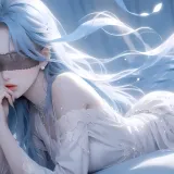 【哲风壁纸】AI 眼罩 美女
