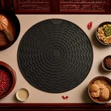 古典黑配中式厨房